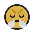 Emote Large Round Blanket