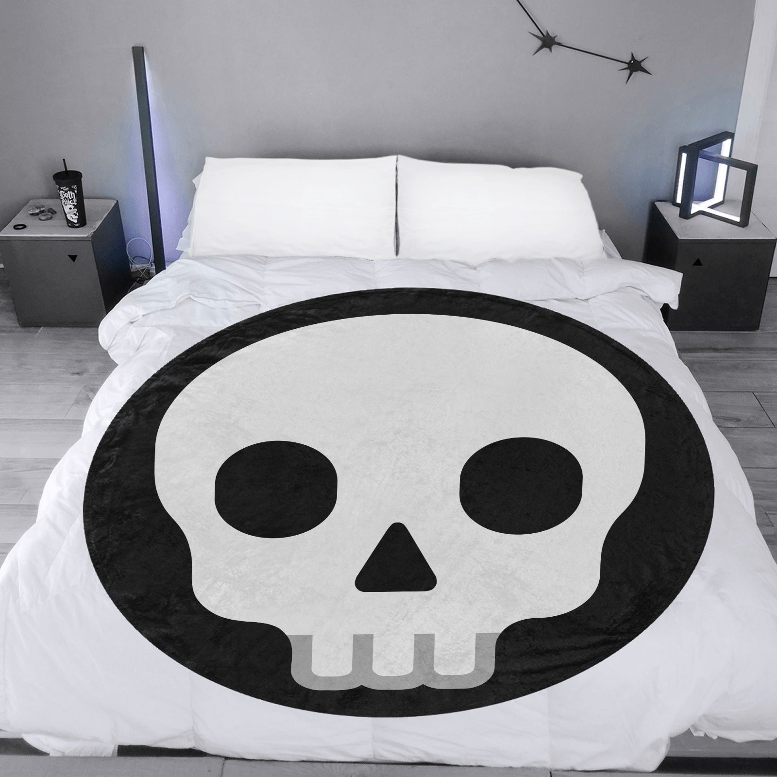Emote Large Round Blanket