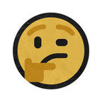 Emote Large Round Blanket