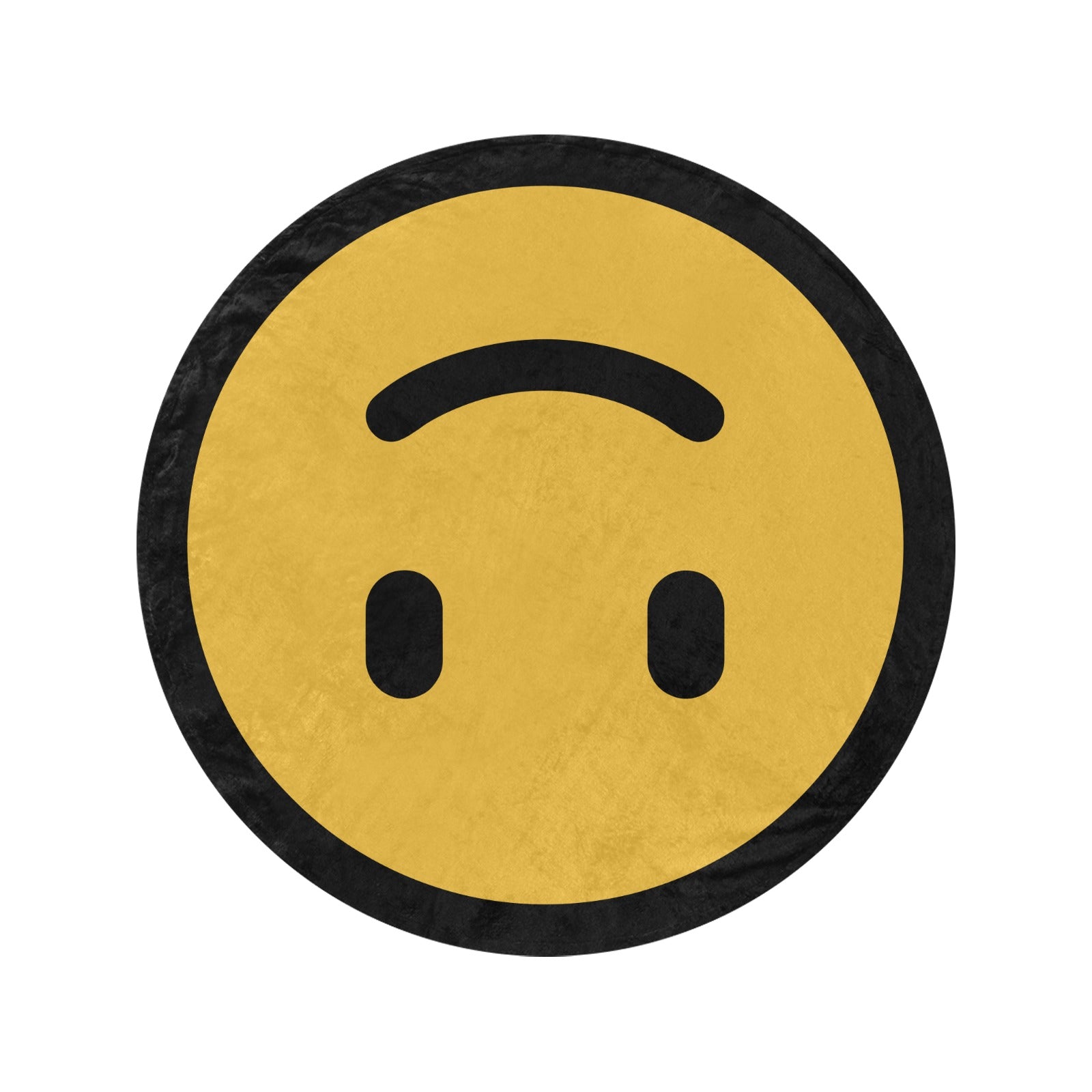 Emote Large Round Blanket