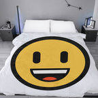 Emote Large Round Blanket