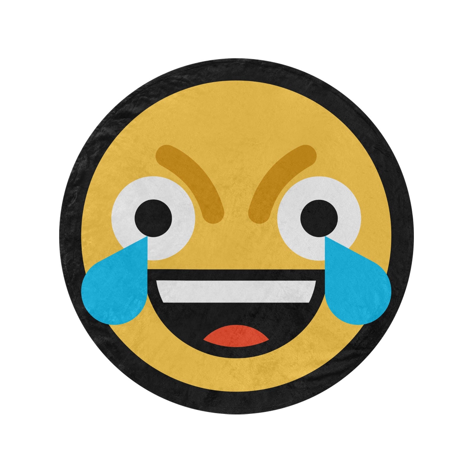 Emote Large Round Blanket