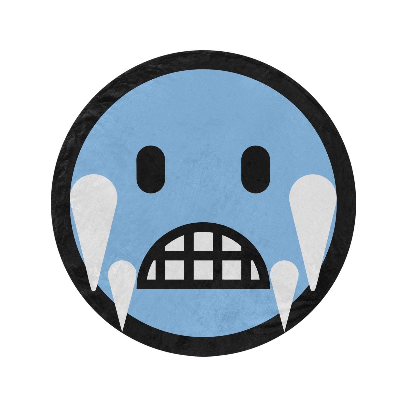 Emote Large Round Blanket