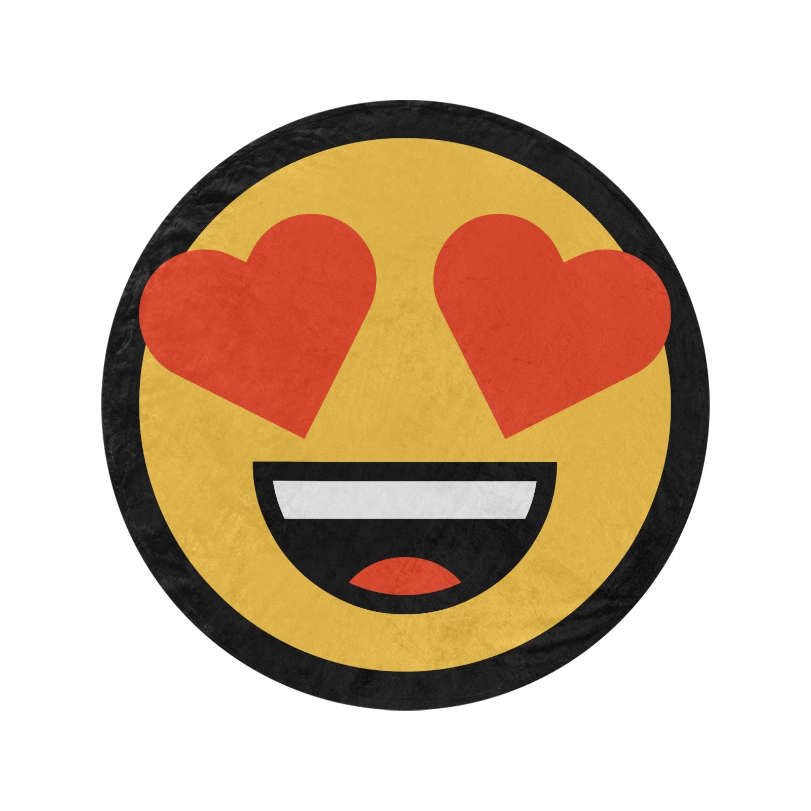 Emote Large Round Blanket