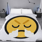 Emote Large Round Blanket
