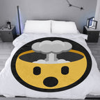 Emote Large Round Blanket