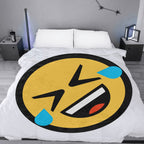 Emote Large Round Blanket