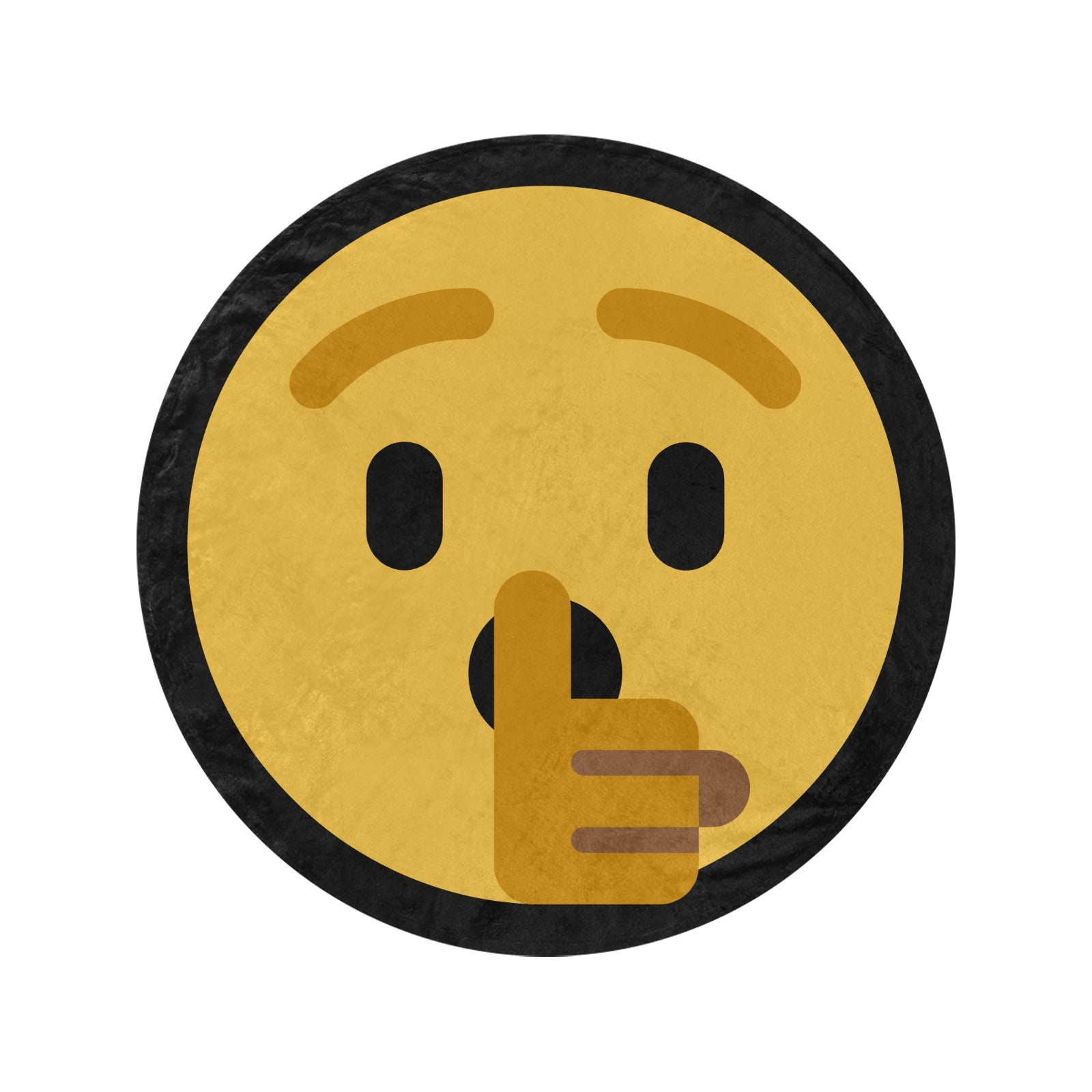 Emote Large Round Blanket