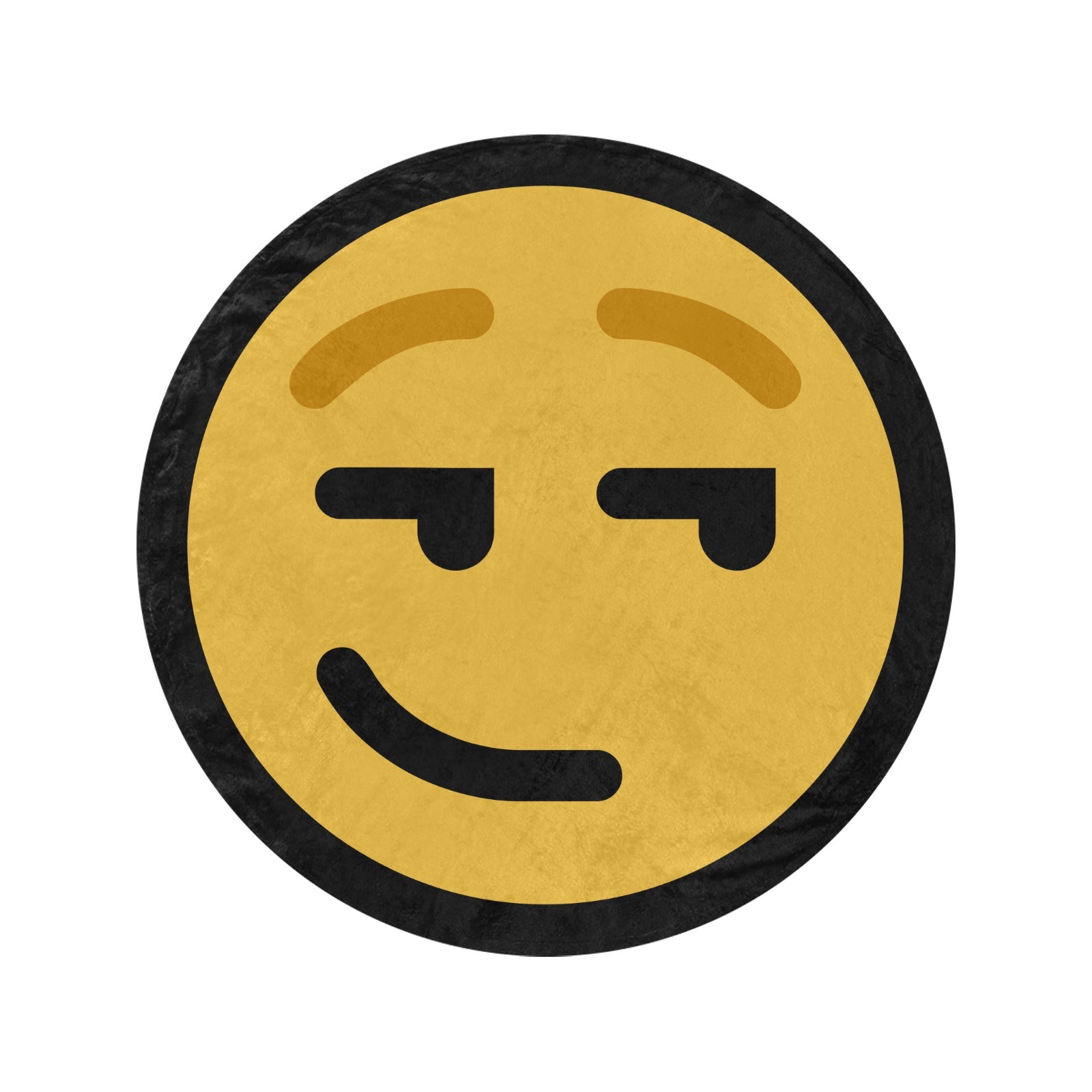 Emote Large Round Blanket
