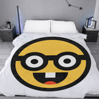 Emote Large Round Blanket