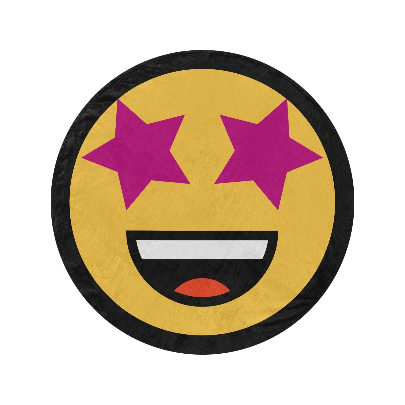 Emote Large Round Blanket