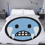 Emote Large Round Blanket